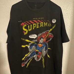 Vintage DC Super Man Comic Book Style Tshirt Men’s Size 2XL